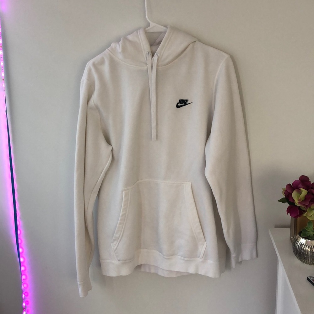 White nike hoodie